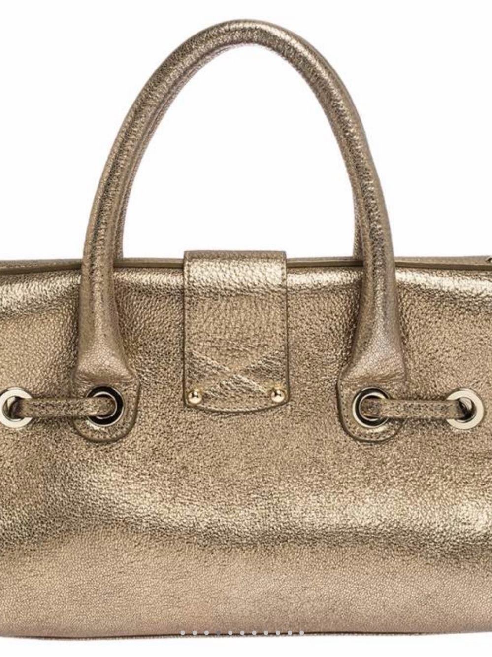 Jimmy Choo Rosalie 2 way nbag
Metallic Gold Satchel Handbag - Women Bags - Picture 3 of 8